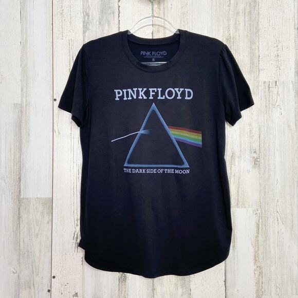 Pink Floyd Dark Side Of The Moon Graphic Tee Black Concert Grunge Casual Size S - Picture 1 of 4